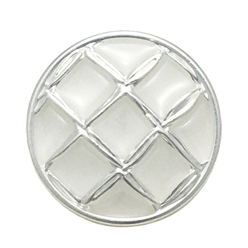 High-end Grid Purple Gradient Round Metal Buttons