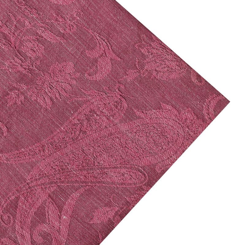 High‑end Woven Linen Jacquard Ethnic Fabric for Designer Hanfu Dress
