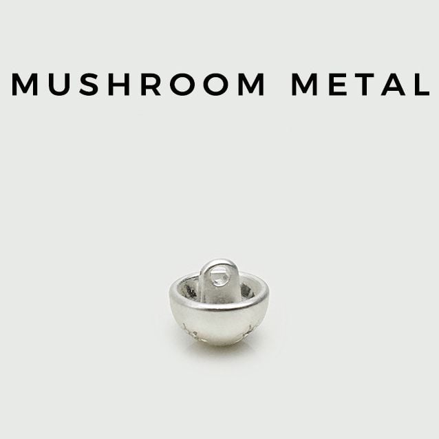 High-grade Hemispherical Mushroom Rhinestone Metal Buttons