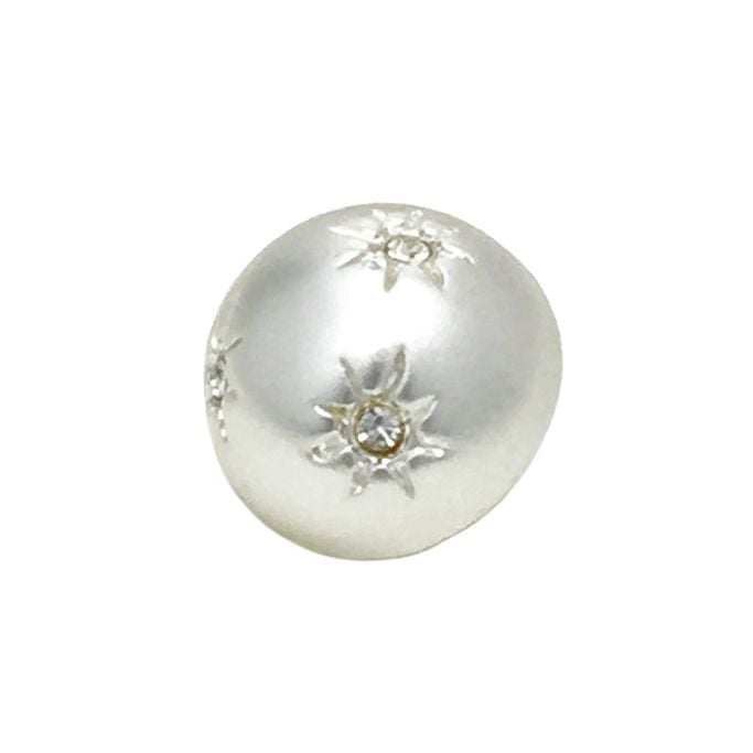 High-grade Hemispherical Mushroom Rhinestone Metal Buttons