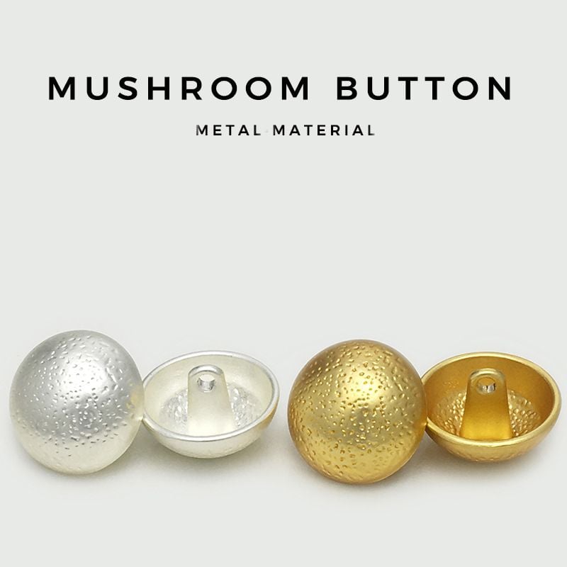 High-grade Round Spherical Mushroom Metal Buttons