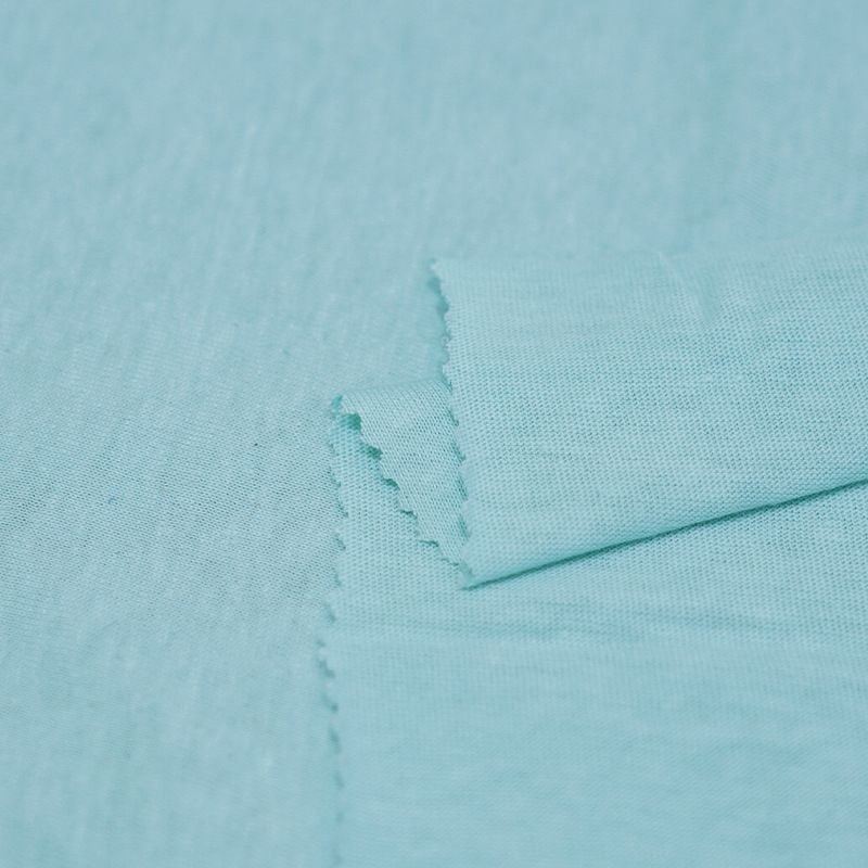 Linen Cotton Knit Fabric 160GSM Single Jersey