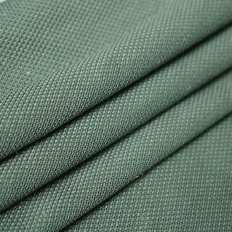 Linen Knitted T-Shirt Mulberry Silk Mesh Pique Fabric
