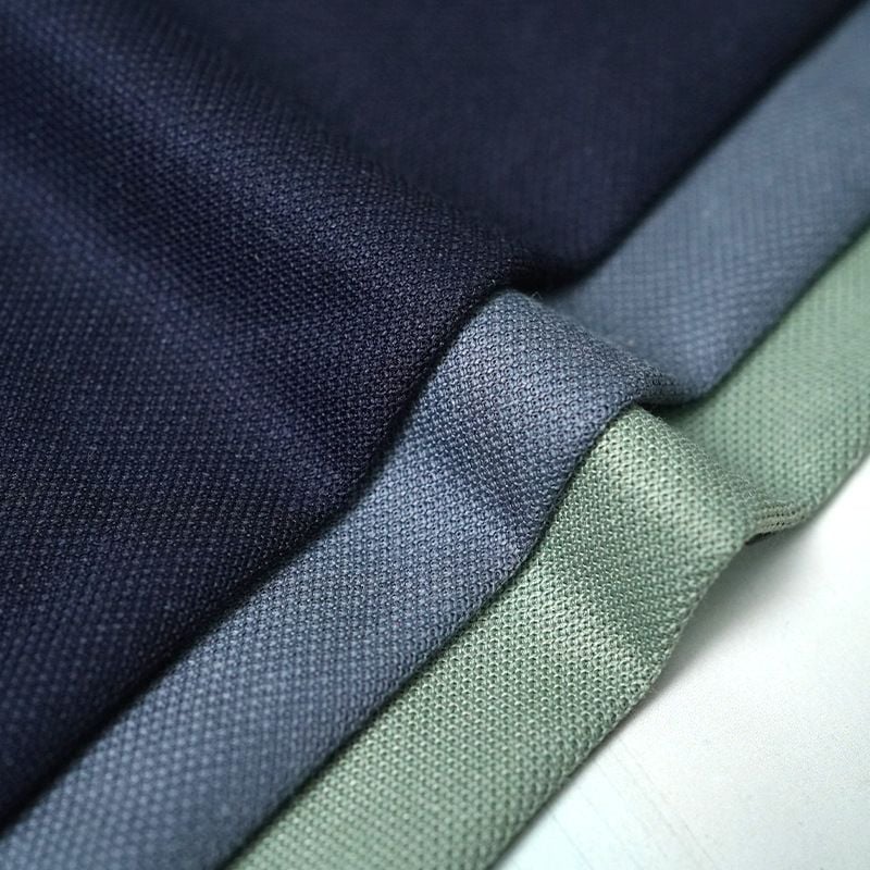 Linen Knitted T-Shirt Mulberry Silk Mesh Pique Fabric