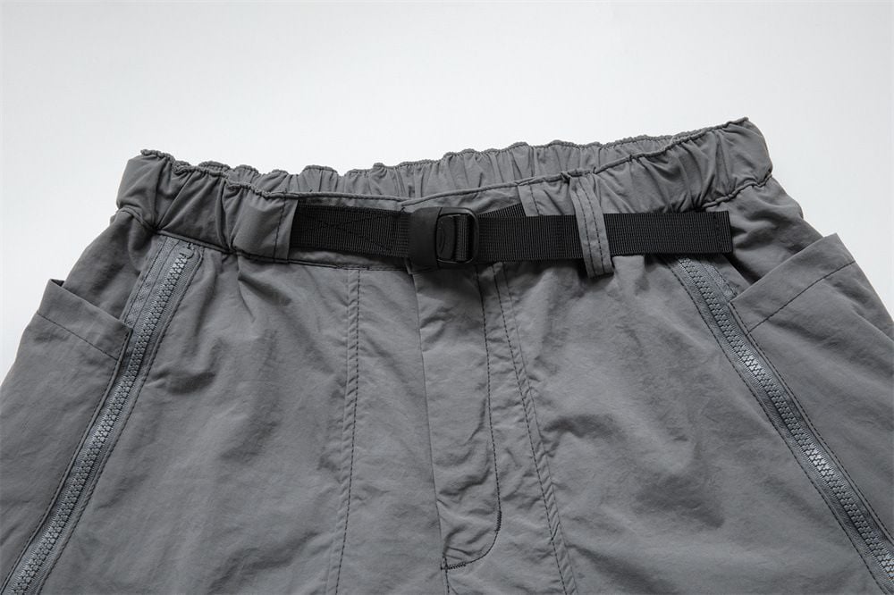 Men's Summer Belted Casual Shorts, Loose Sports Outdoor Ins Cargo Pants