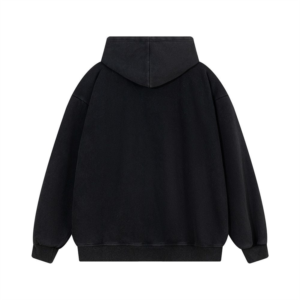 Men Creative Cross Graphic Print Pullover Hoodie, Vibe Hip‑Hop Street‑Style Loose Sweatshirt With Patch Pockets for Spring Autumn