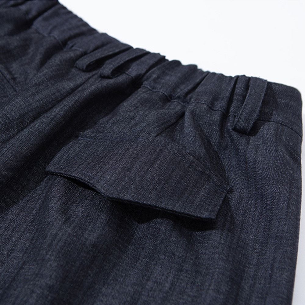 Men's Loose Shorts, High Street Vibe Minimalist Solid Color