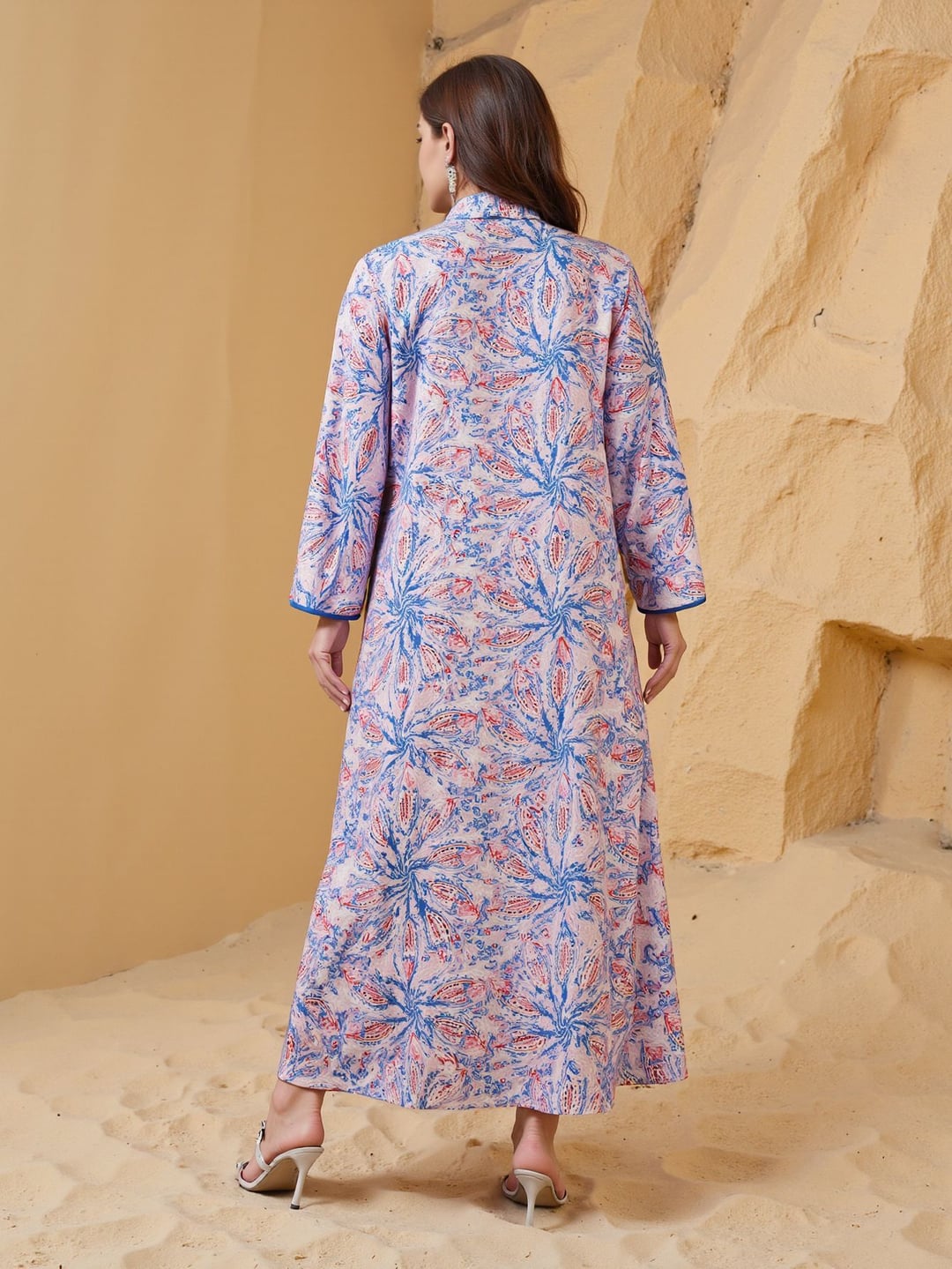 Daily Casual Printed Plus Size Women Dress