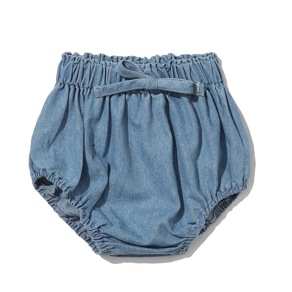 Spring Summer Infant Korean Denim Shorts, Tie Bread Pants & Ruffle Big Bottom Pants for Toddlers