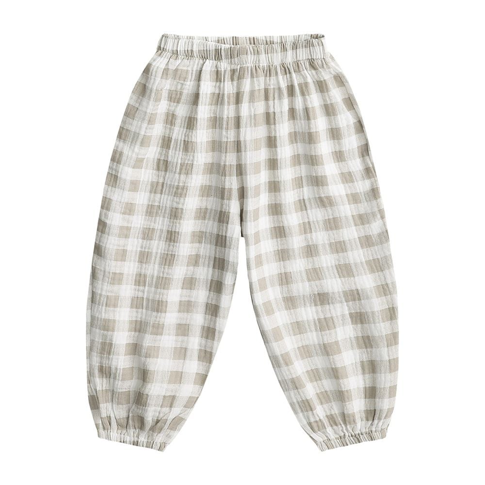 2026 New, Cotton Yarn, Anti-Mosquito, Cartoon Print, Harem Joggers, Breathable, Beach & Air-condition Wear