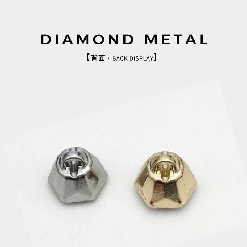 Hexagonal Rhinestone Buttons, Versatile Fasteners for Shirts, Cardigans & Sweaters