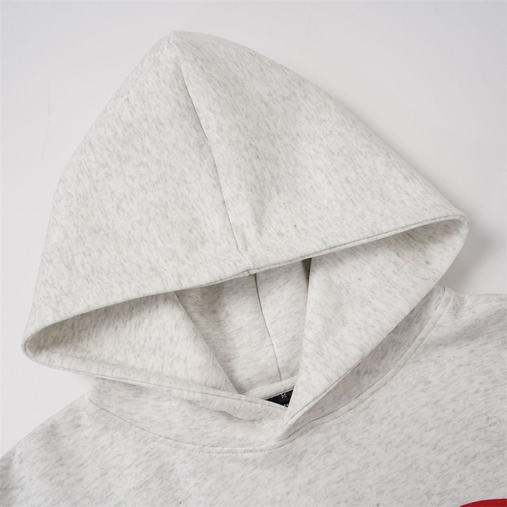 Men’s Creative Letter‑Print Pullover Hoodie, Vibe Style Loose Casual Sweatshirt