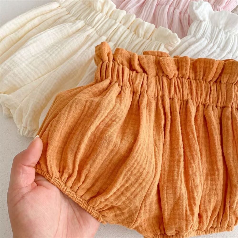 Infant Lantern Bloomers, Loose Bud Shorts, Easy to Wear with Diapers for Newborns