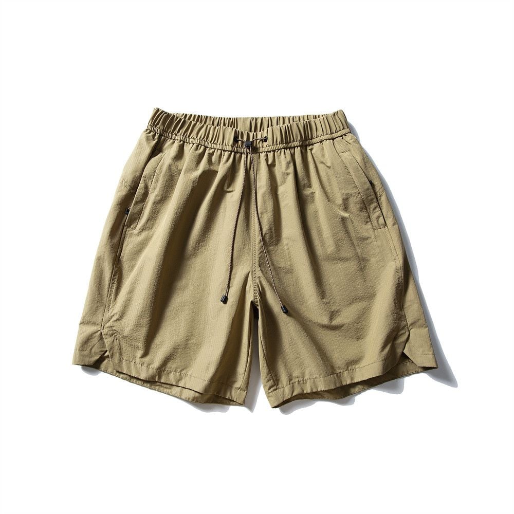 Men's Summer Athletic Loose Shorts, American Minimalist Solid Color Versatile Quick-Dry