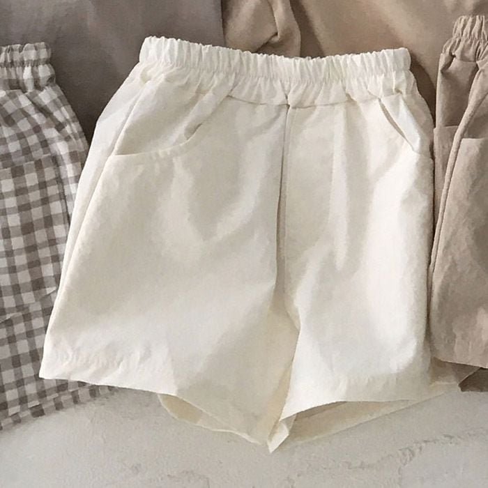 Korean Style Linen Cotton Casual Shorts, Thin Comfortable Hot Pants for Baby Boys & Girls, Summer