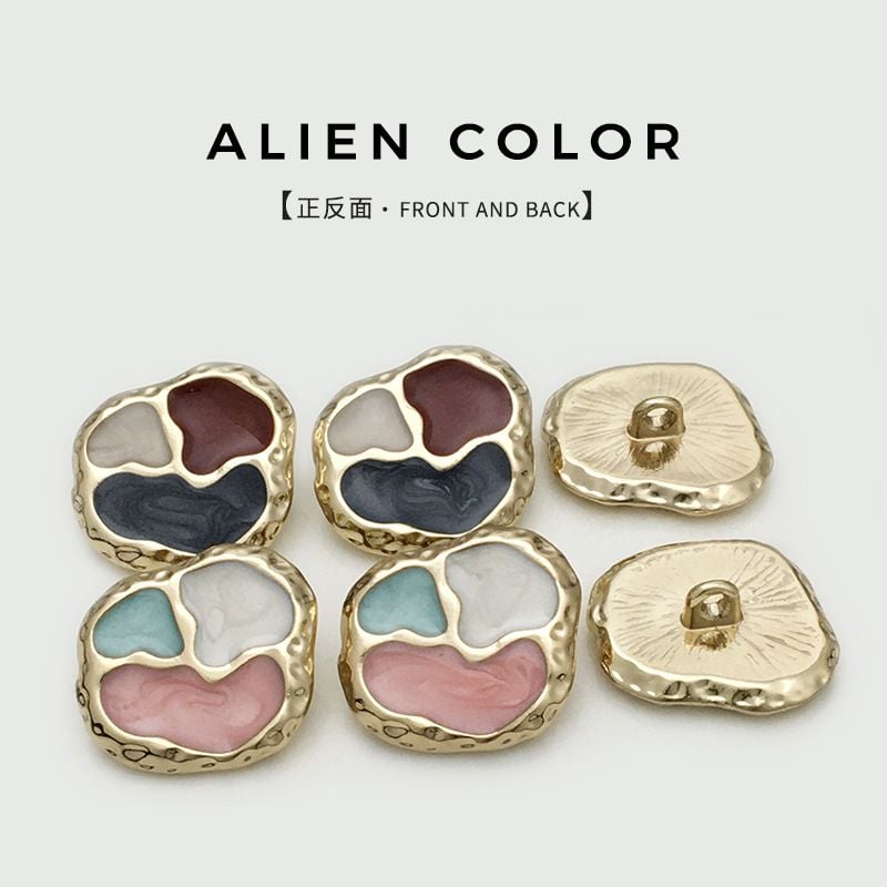 Vintage Irregular Shaped Buttons