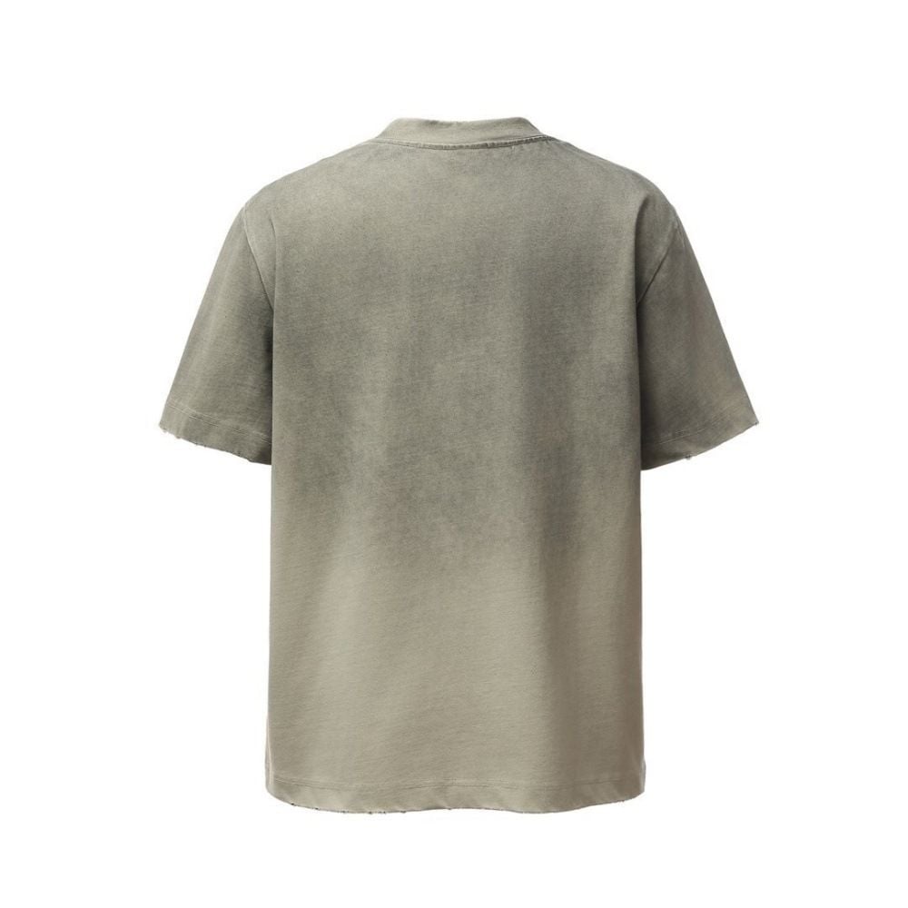 Men's loose letter print short-sleeve T-shirt