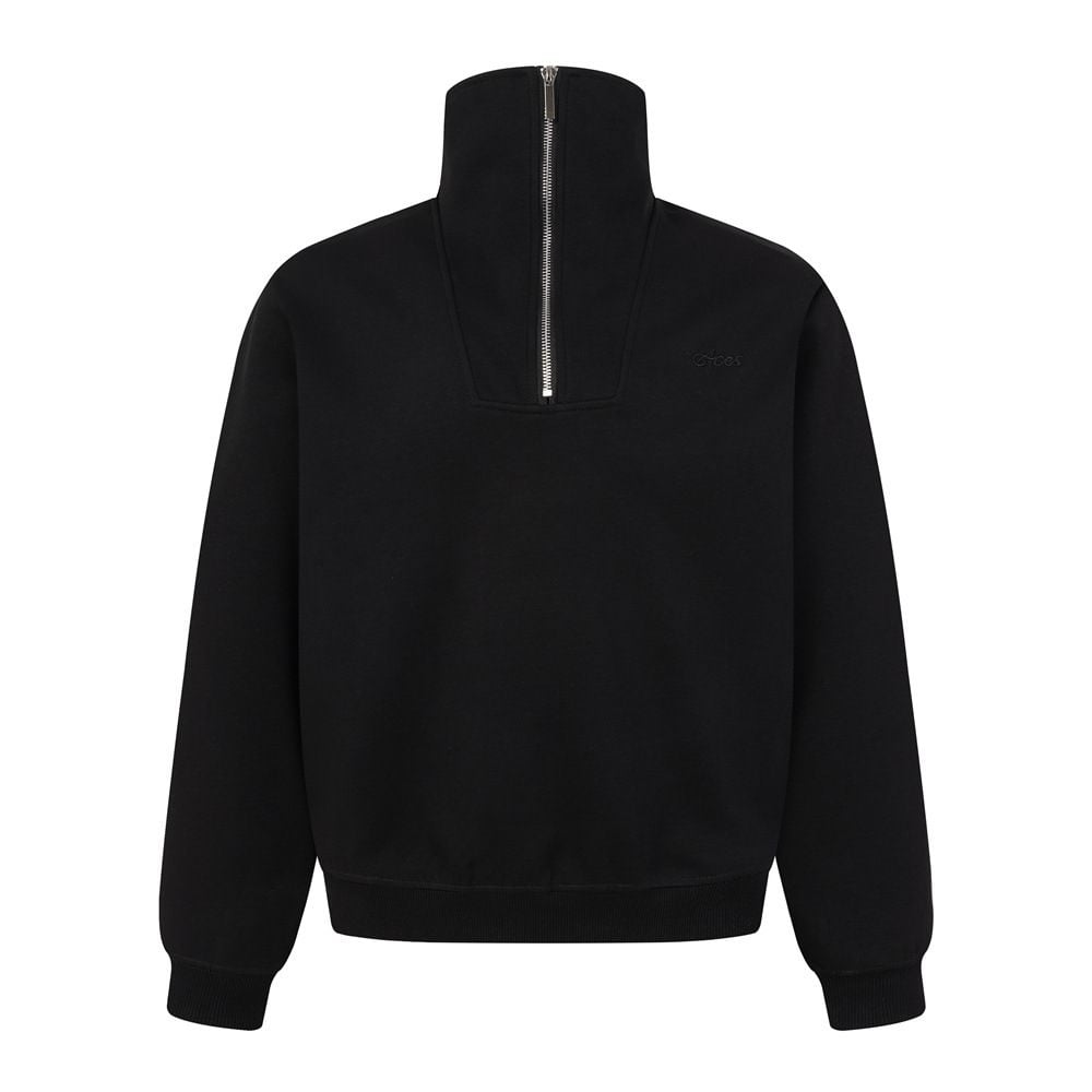 Men’s Half‑Zip High‑Neck Pullover Hoodie, Streetwear Loose Casual Sweatshirt