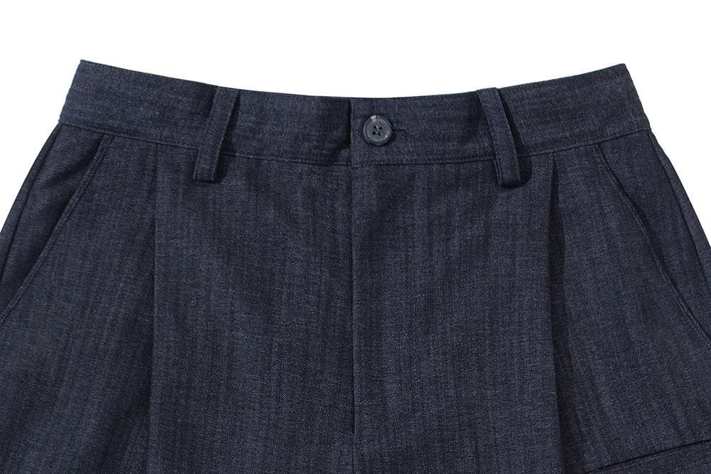 Men's Loose Shorts, High Street Vibe Minimalist Solid Color
