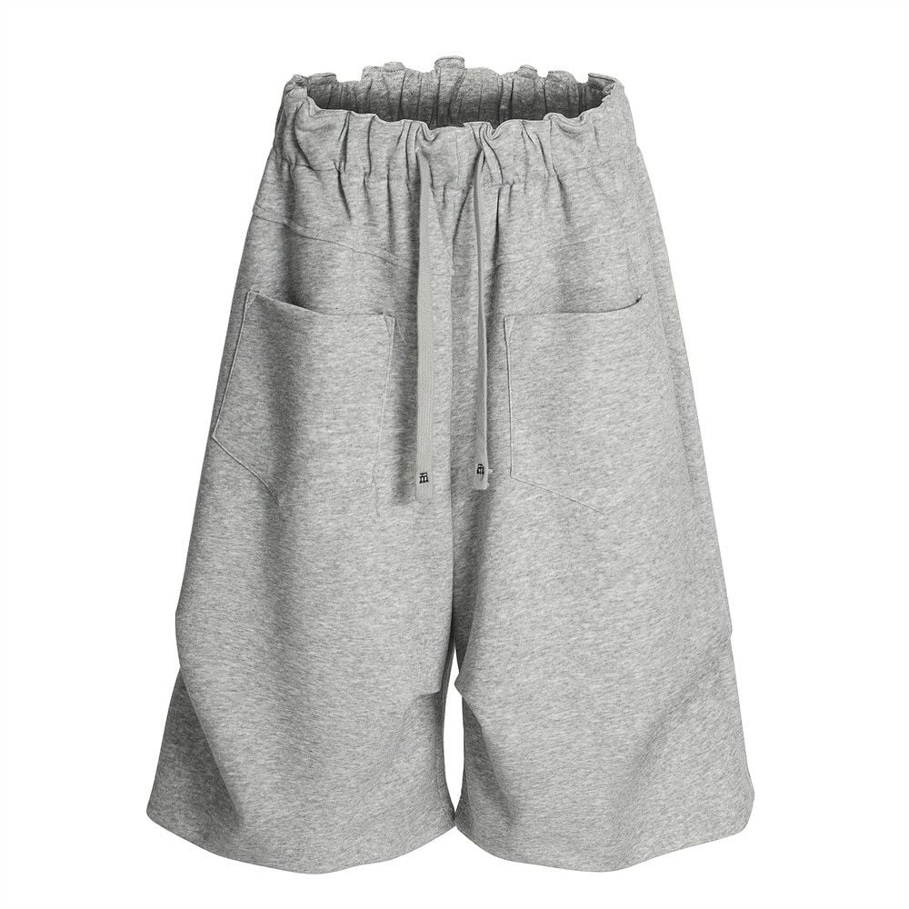 Men's vibe-style loose-fit five-point sweatpants with unique design sense