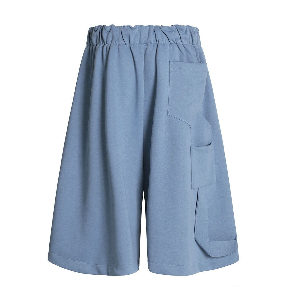 Men's vibe-style loose-fit five-point sweatpants with unique design sense