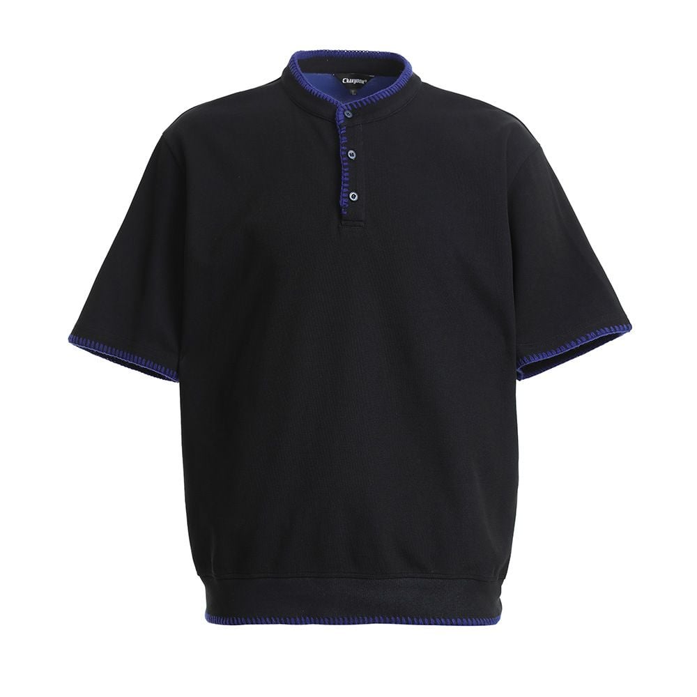 Men's summer casual American style short-sleeve polo shirt