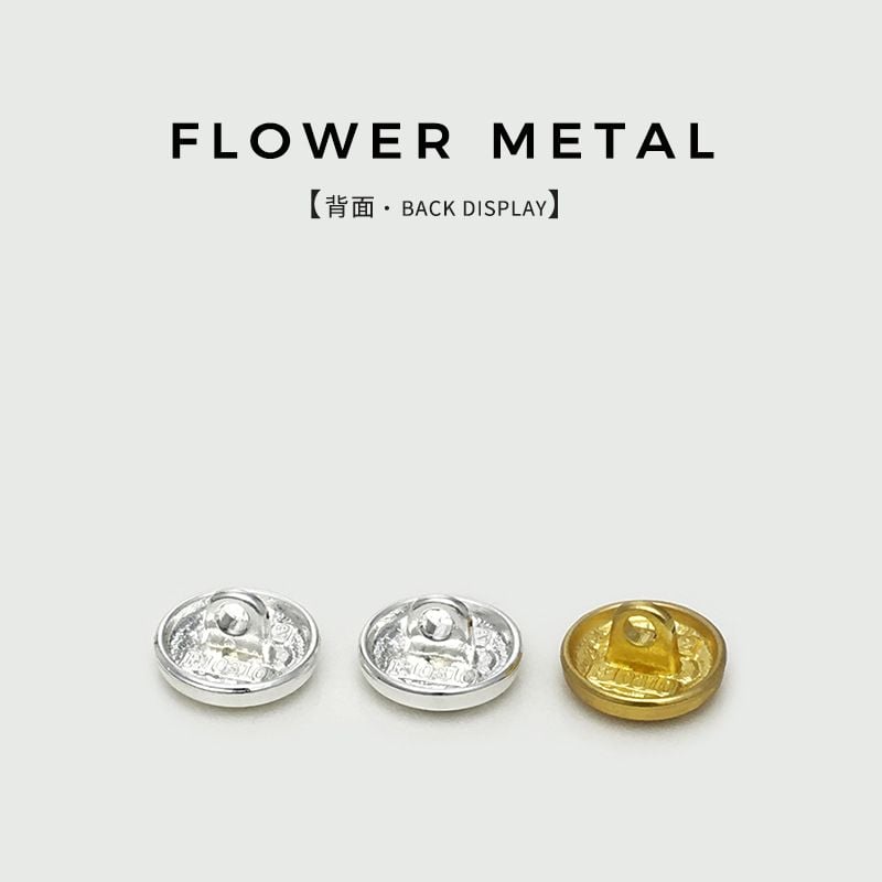 Floral Metal Buttons, Fashion Accessories for Women's Shirts & Cardigans