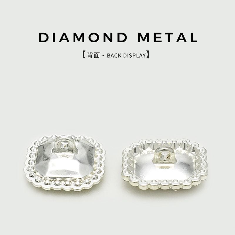 Square Crystal Rhinestone Buttons for Fur Coat Decoration