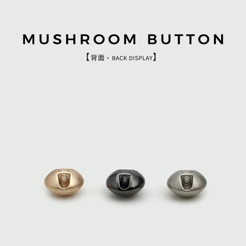 Round Mushroom Shank Small Buttons
