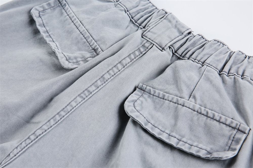 Men's Summer Multi-Pocket Cargo Shorts Loose Casual