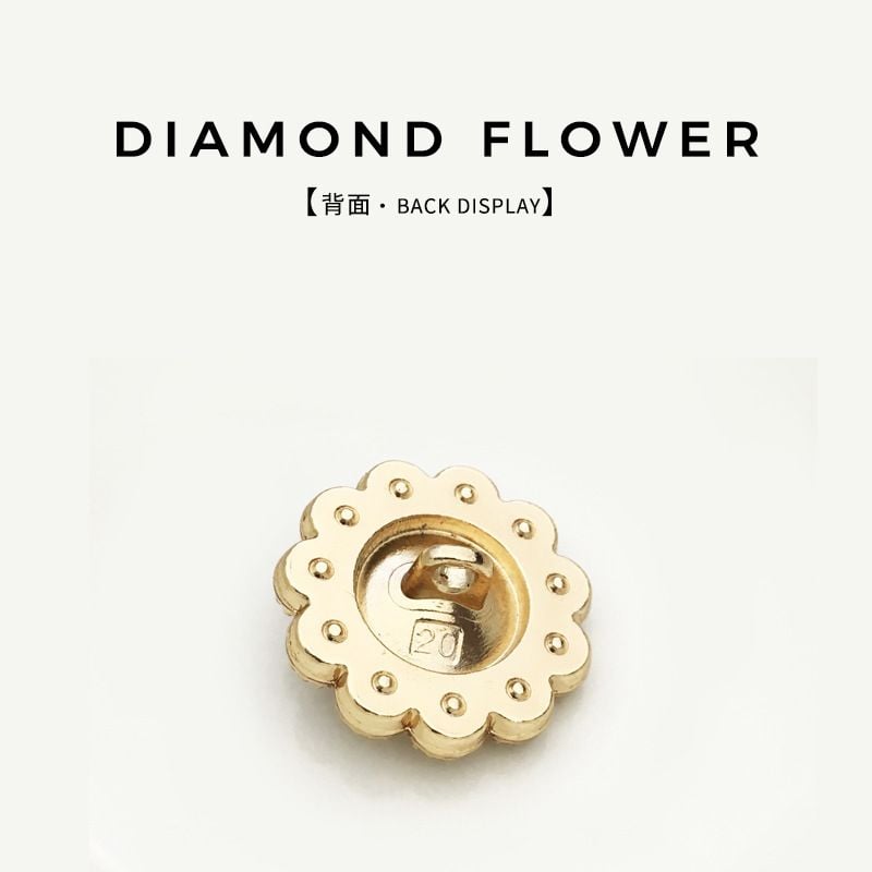 Premium Floral Rhinestone Buttons, Versatile for Woolen, Mink Coats & Trench Coats
