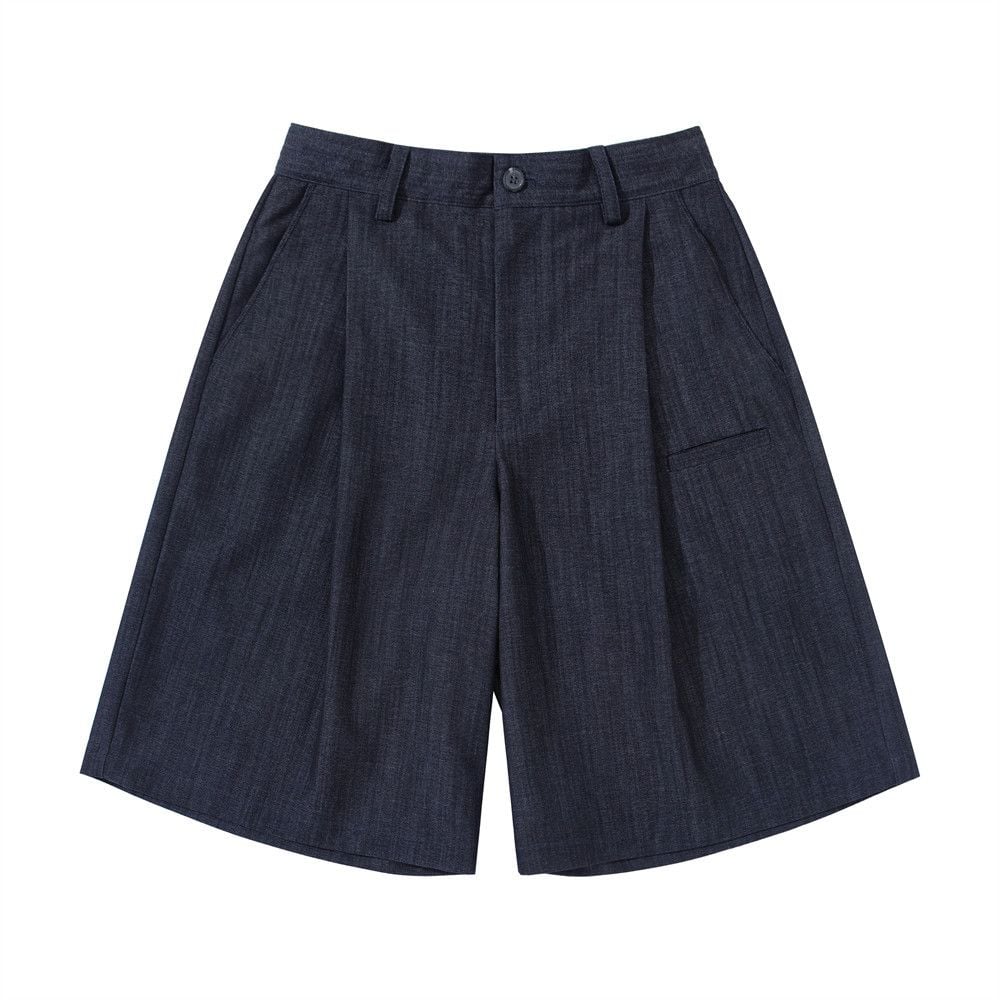 Men's Loose Shorts, High Street Vibe Minimalist Solid Color