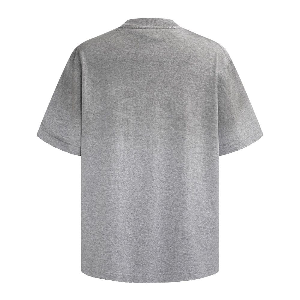 American retro letter print T-shirt