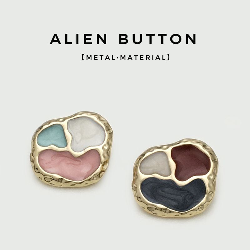 Vintage Irregular Shaped Buttons