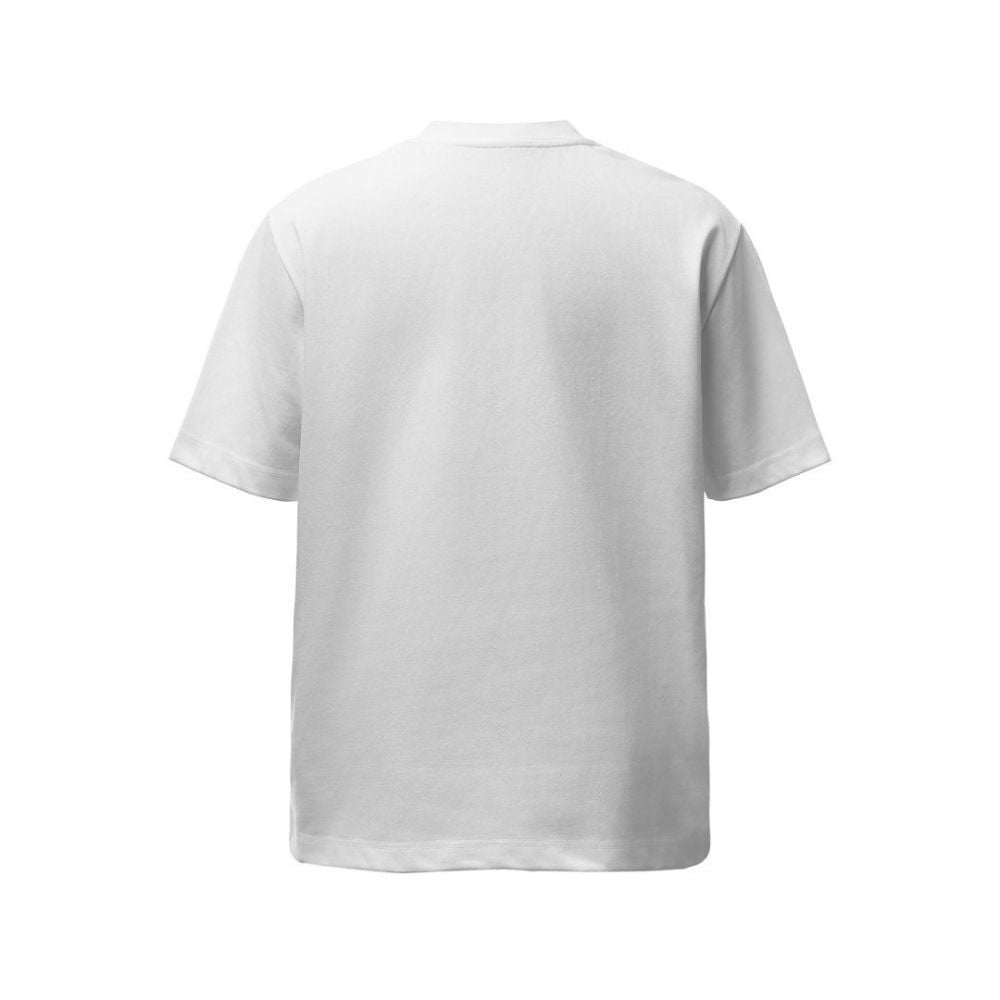 Men's summer loose short-sleeve T-shirt with rhinestone letter print
