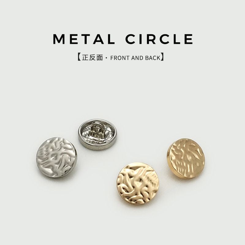 Fashion retro concave-convex surface metal small buttons