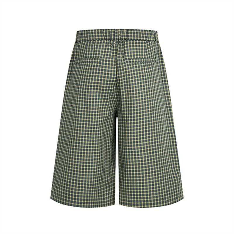 Men's American High Street Plaid Casual Shorts