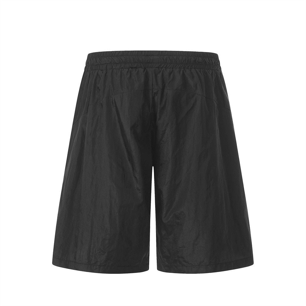 Men's Summer Loose Wide-Leg Athletic Shorts, Elastic Waist Versatile Casual
