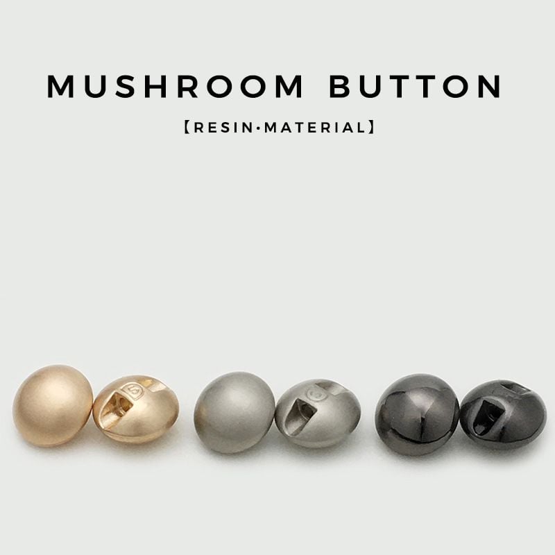 Round Mushroom Shank Small Buttons