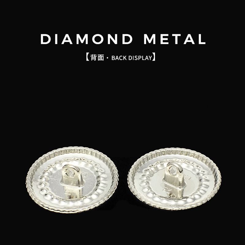 High-grade Cat's Eye Full Diamond Metal Buttons