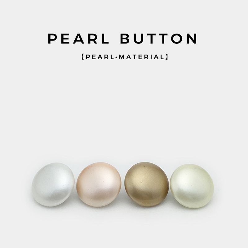 Pearl Buttons, Metal Base | Socialite Fashion