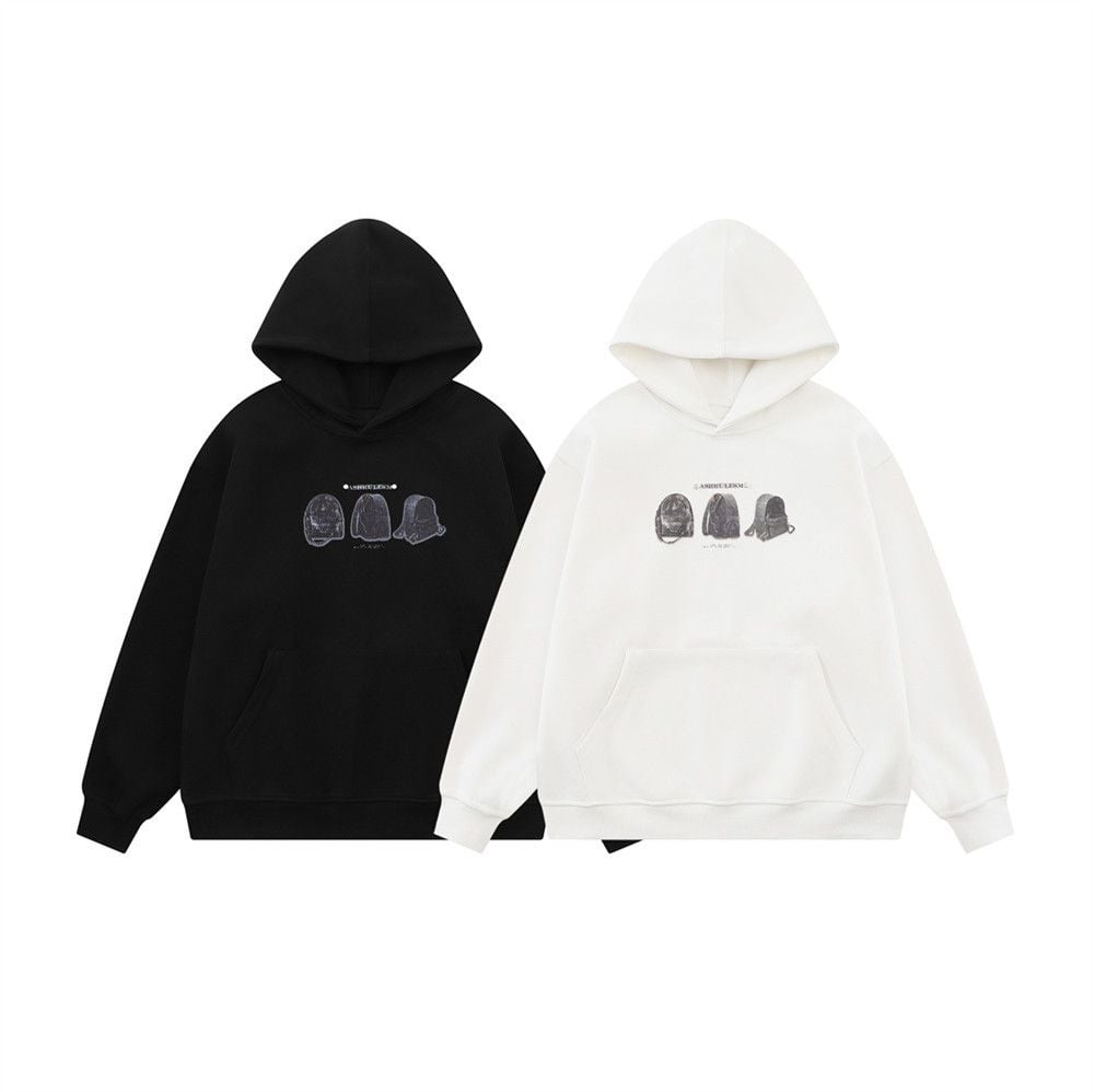 Men’s Creative 3D‑Print Pullover Hoodie, Vibe Style Loose Casual Sweatshirt