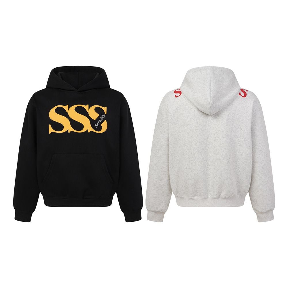 Men’s Creative Letter‑Print Pullover Hoodie, Vibe Style Loose Casual Sweatshirt