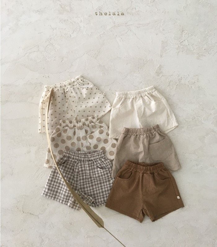 Korean Style Linen Cotton Casual Shorts, Thin Comfortable Hot Pants for Baby Boys & Girls, Summer