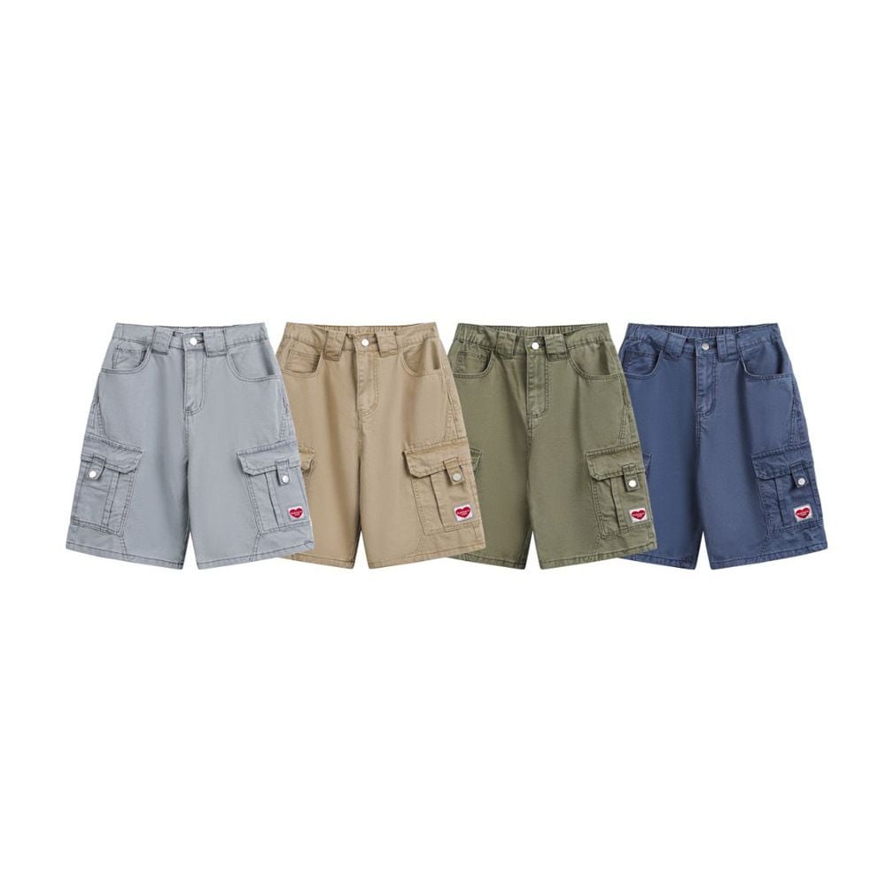 Men's Summer Multi-Pocket Cargo Shorts Loose Casual