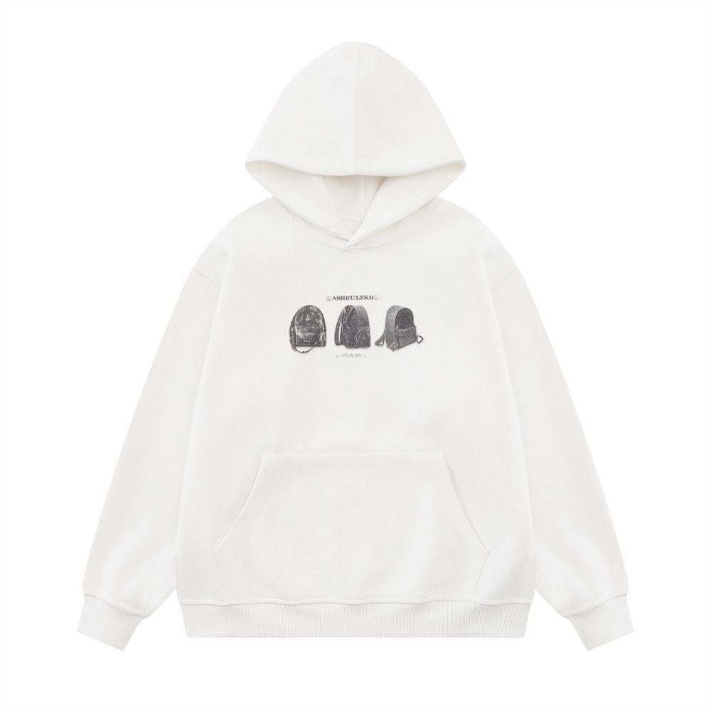 Men’s Creative 3D‑Print Pullover Hoodie, Vibe Style Loose Casual Sweatshirt
