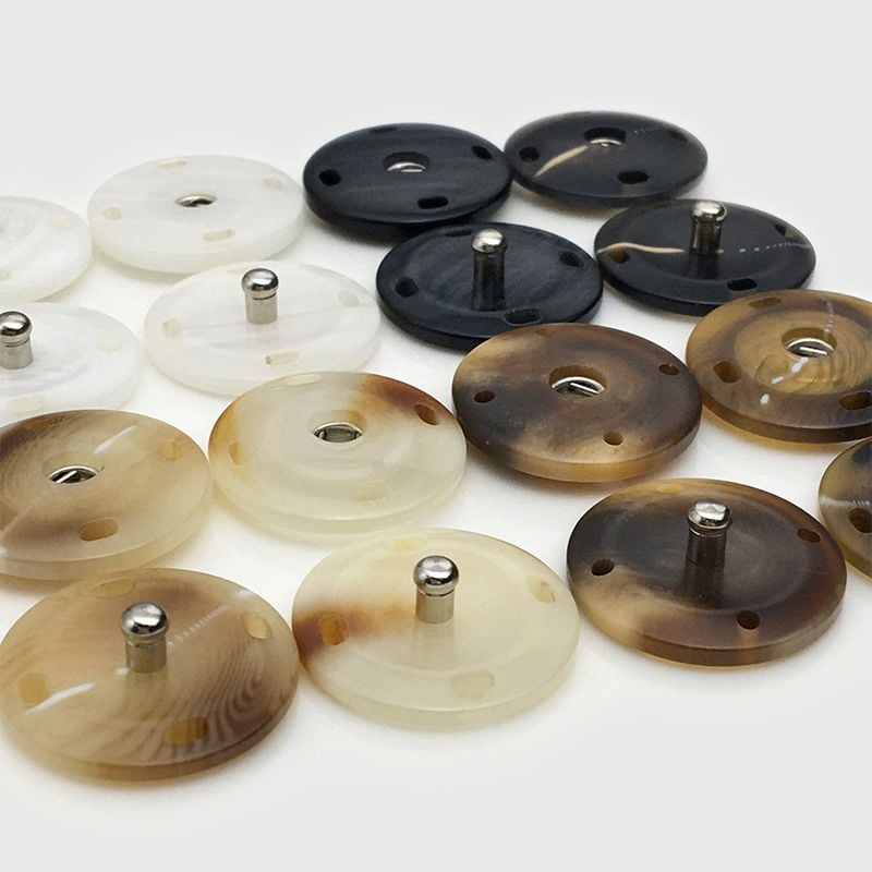 Invisible Snap Buttons for Coat, Hole-Free Hidden Popper Fasteners
