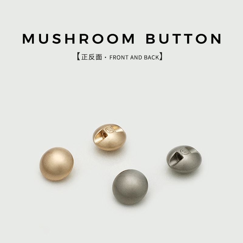 Round Mushroom Shank Small Buttons