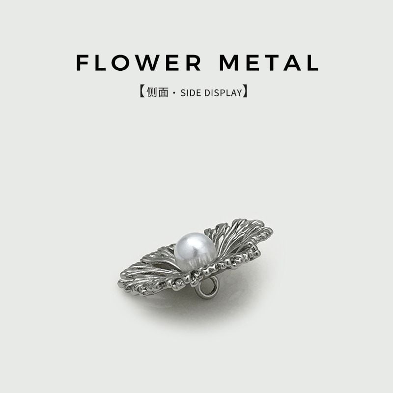 Premium fresh irregular flower-shaped copper button