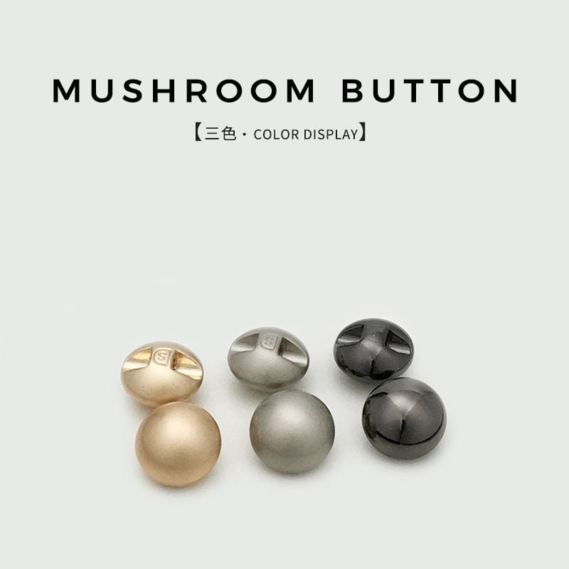 Round Mushroom Shank Small Buttons